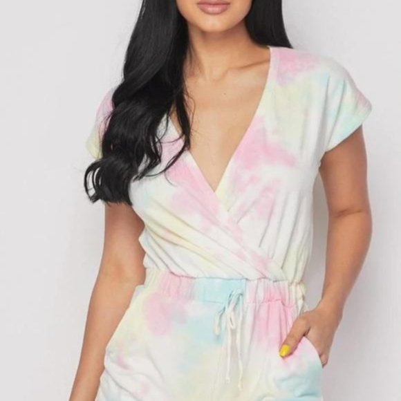 MULTI COLOR ROMPER - Picture 4 of 4